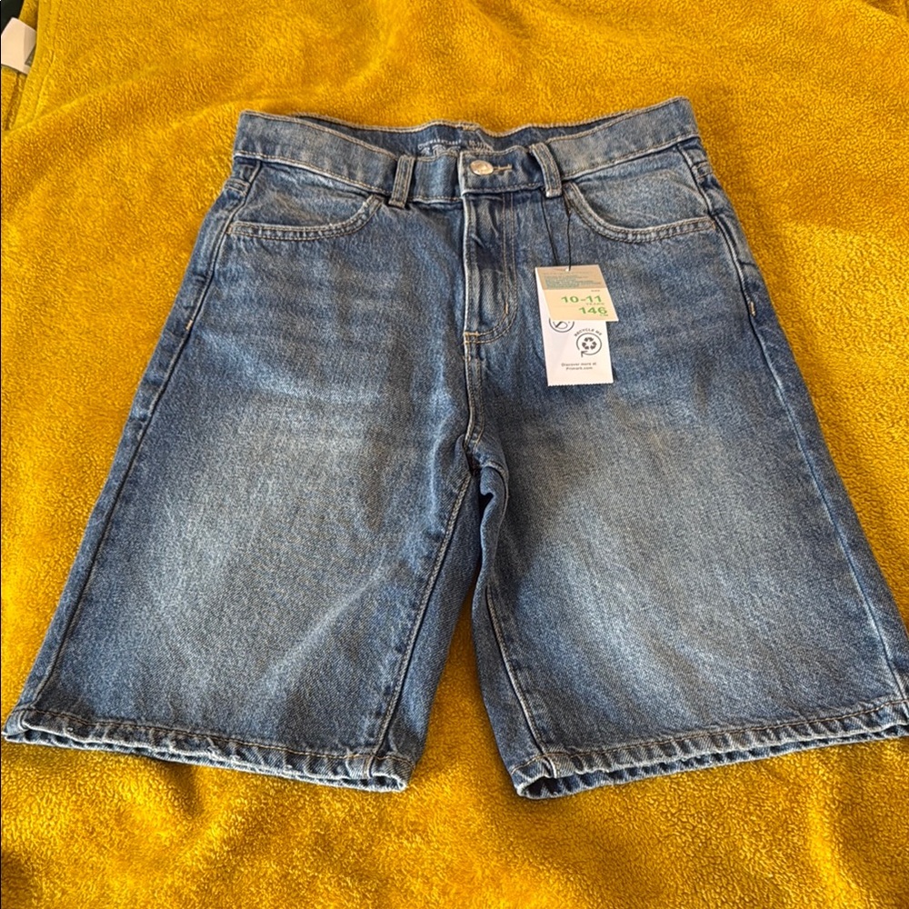 Primark Blue Jean Shorts Relaxed Fit
